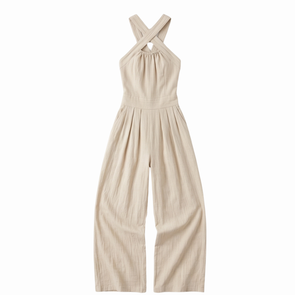 Colette | Fluid Open-Back Jumpsuit