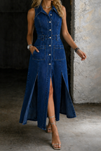 Camille | Open Front Vest Dress