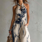 Giada | Draped Wide-Leg Jumpsuit
