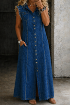 Liora | Plus Size Denim Dress