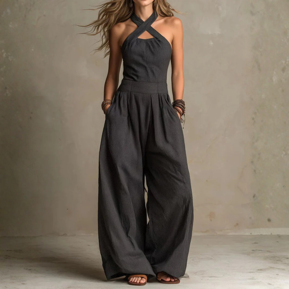 Colette | Fluid Open-Back Jumpsuit