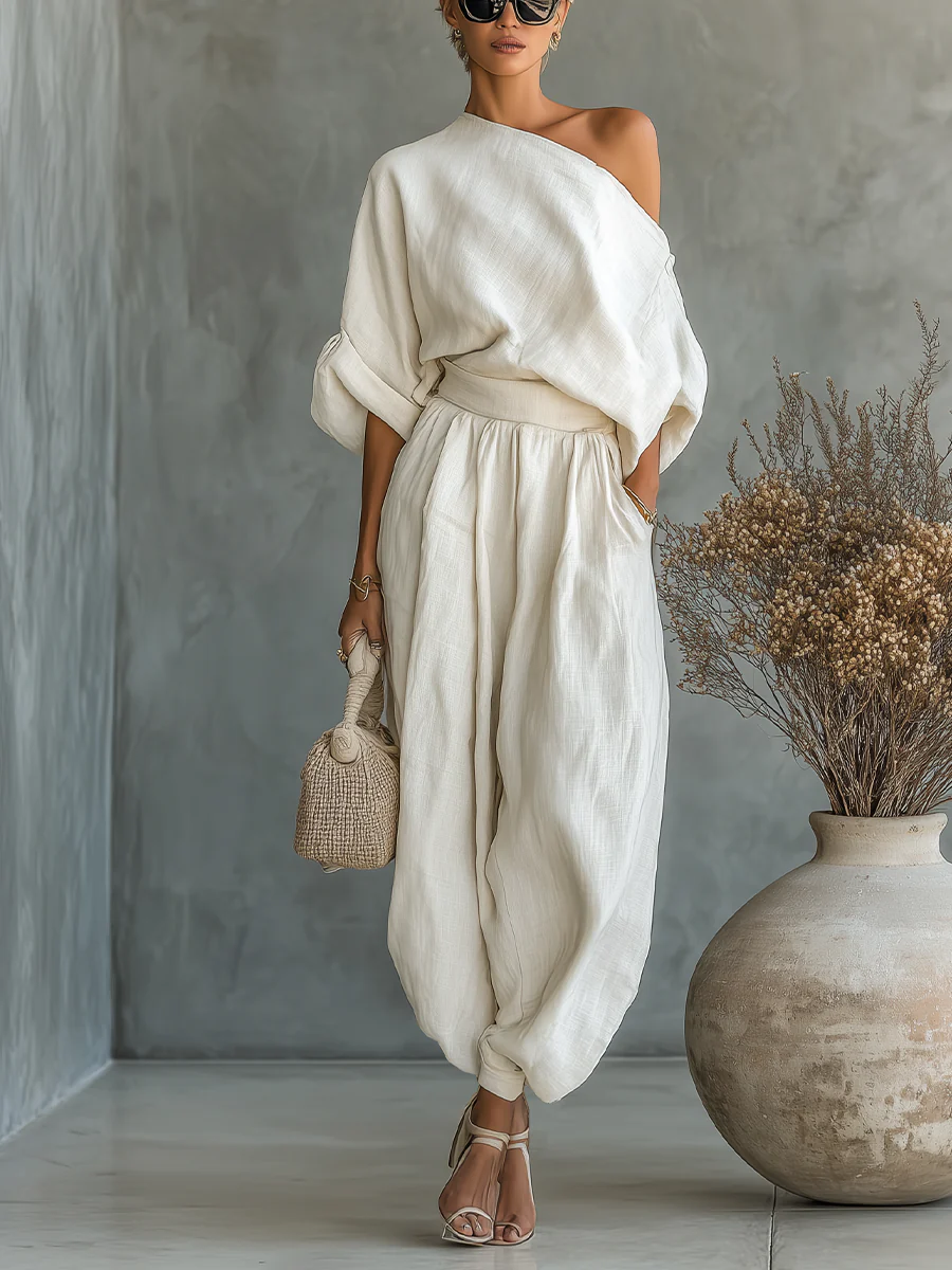 Ariadna™ | Two-Piece Set with Off-the-Shoulder Design