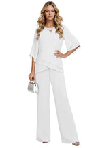 Sophisticated Loose-Fit Formal Pant Set