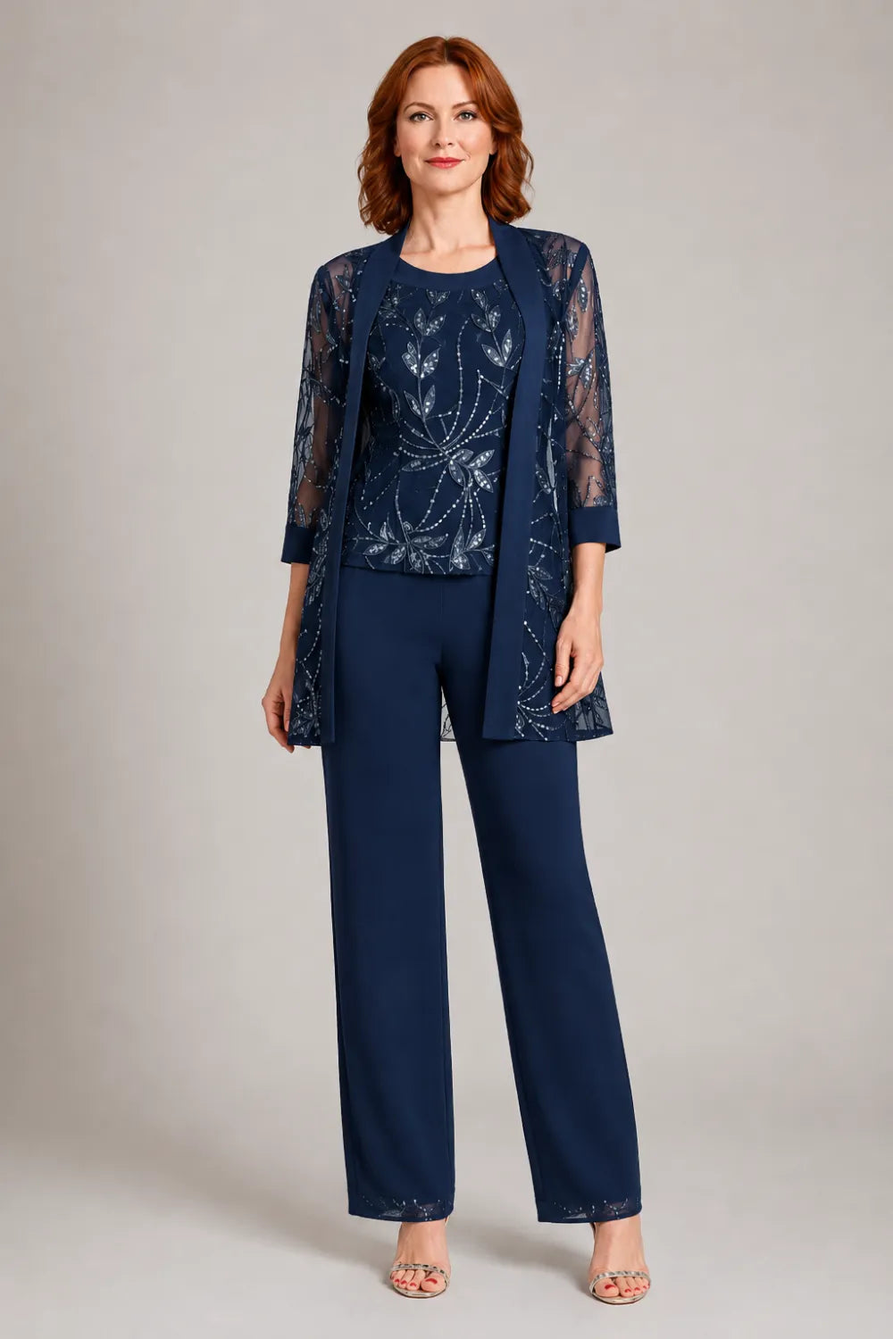 Formal Chiffon Pant Suit for Mother of the Bride