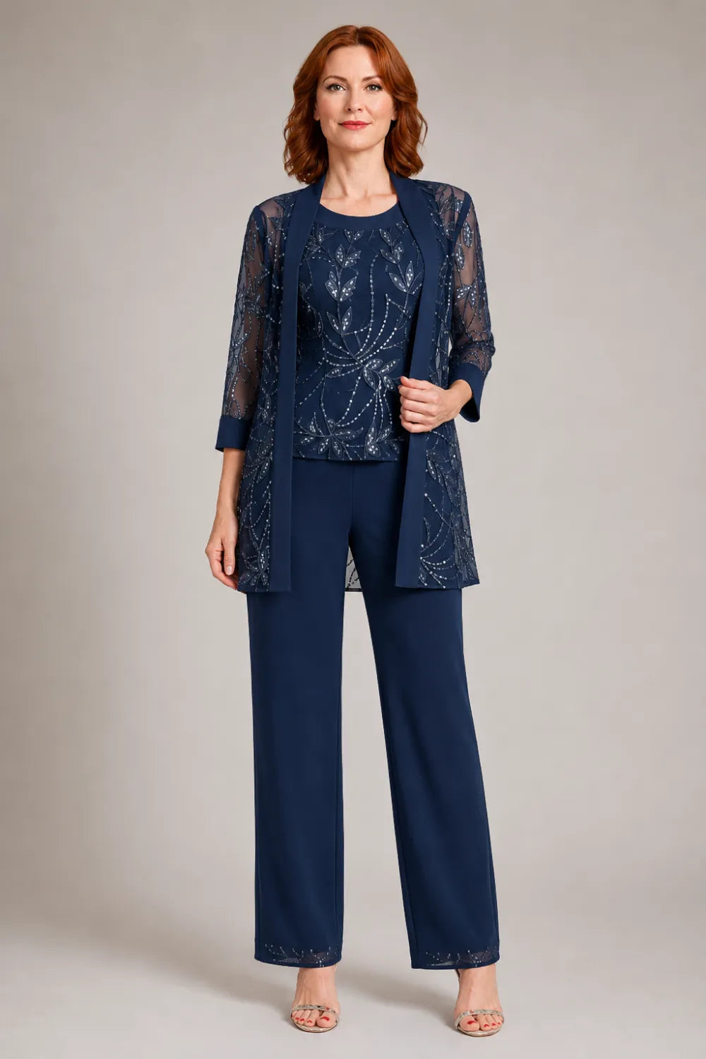 Formal Chiffon Pant Suit for Mother of the Bride