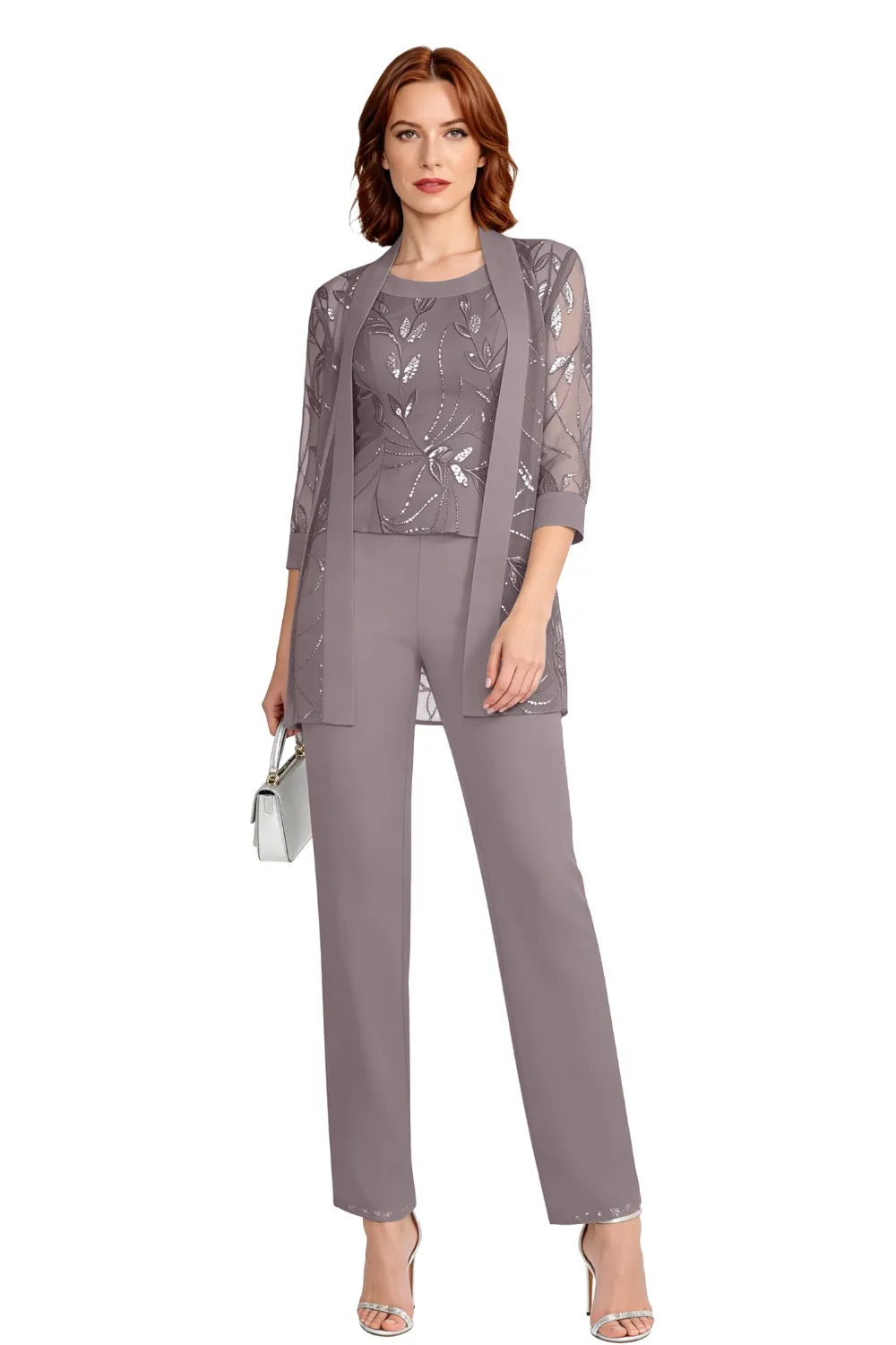 Formal Chiffon Pant Suit for Mother of the Bride