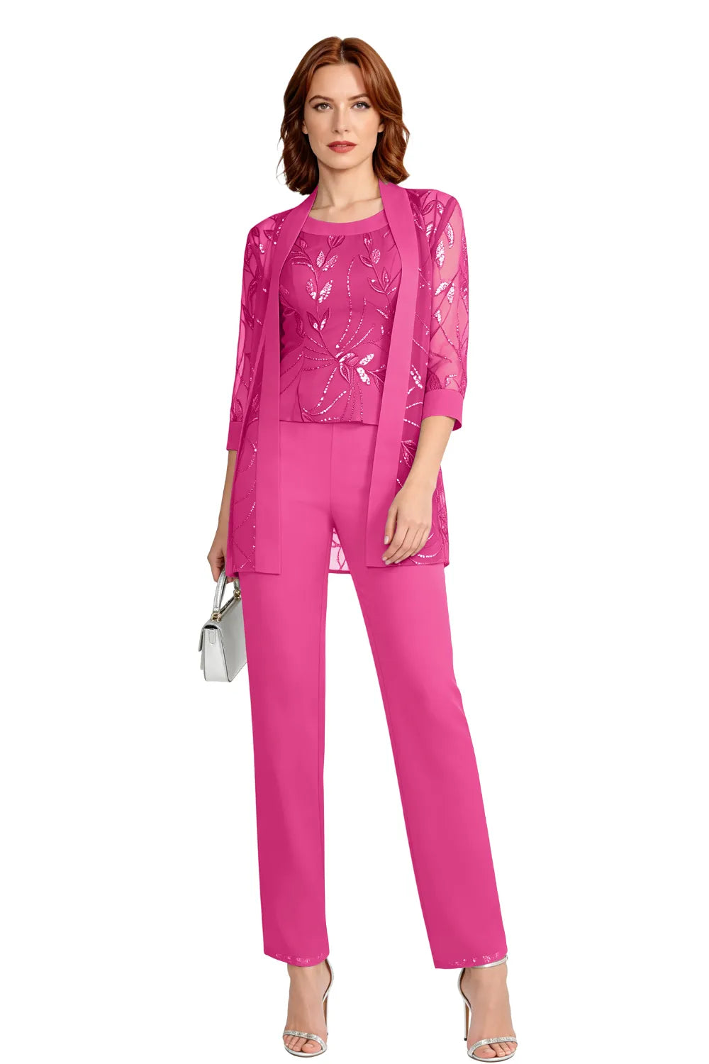 Formal Chiffon Pant Suit for Mother of the Bride