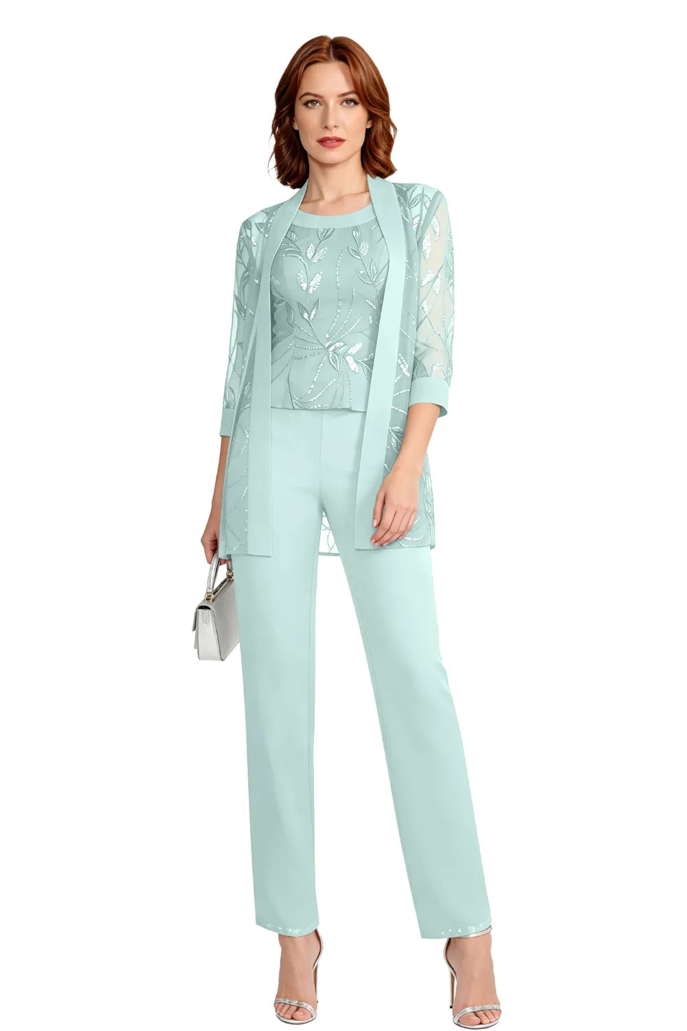 Formal Chiffon Pant Suit for Mother of the Bride
