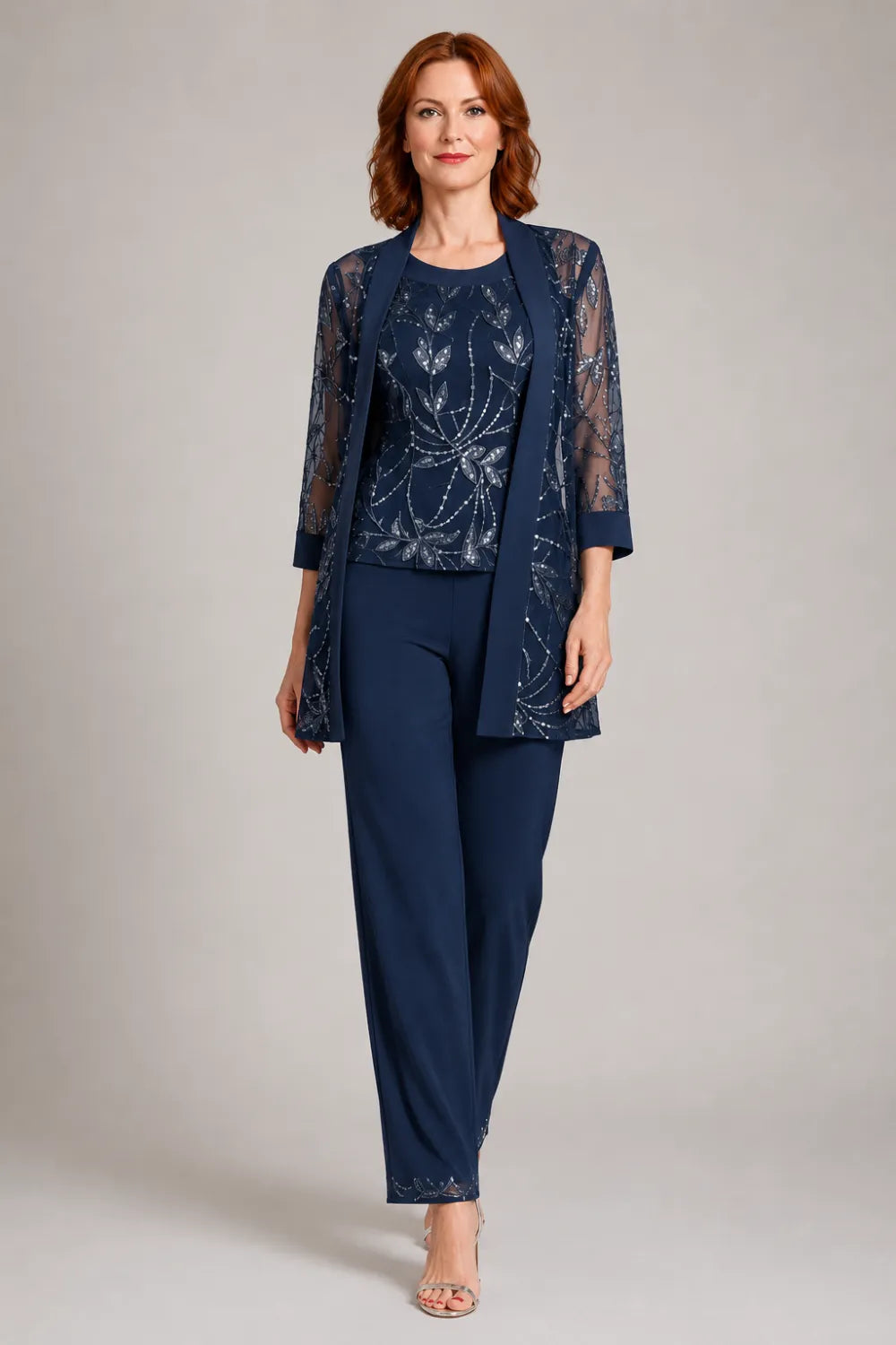 Formal Chiffon Pant Suit for Mother of the Bride