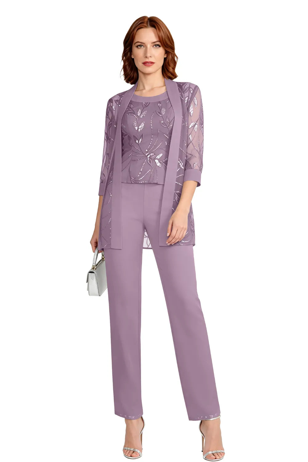Formal Chiffon Pant Suit for Mother of the Bride