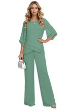 Sophisticated Loose-Fit Formal Pant Set