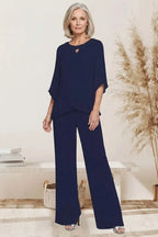 Sophisticated Loose-Fit Formal Pant Set