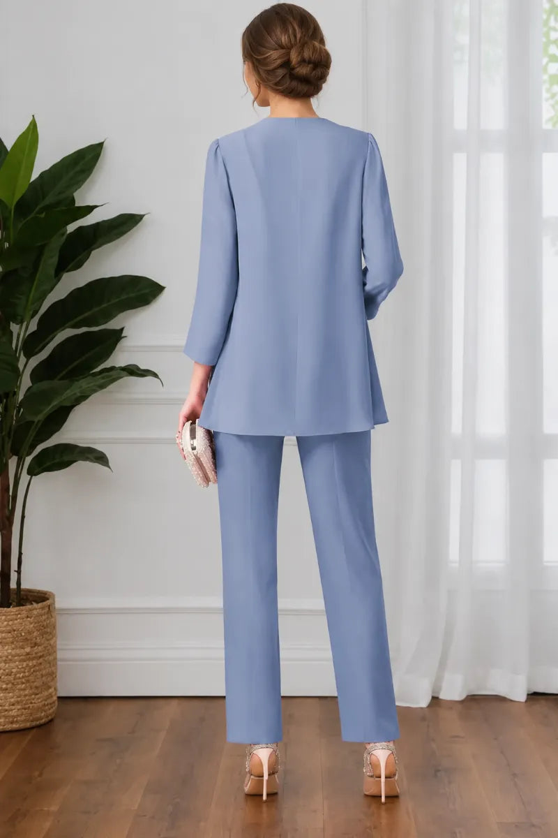 Elegant 3-Piece Formal Pant Suit