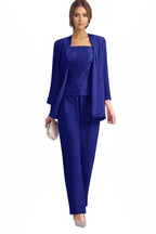 Elegant 3-Piece Formal Pant Suit