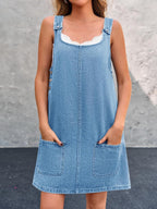 Lisa | Casual Denim Overall Dress
