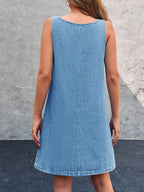 Lisa | Casual Denim Overall Dress