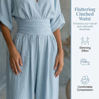 Maevra | V-Neck Wide-Leg Jumpsuit